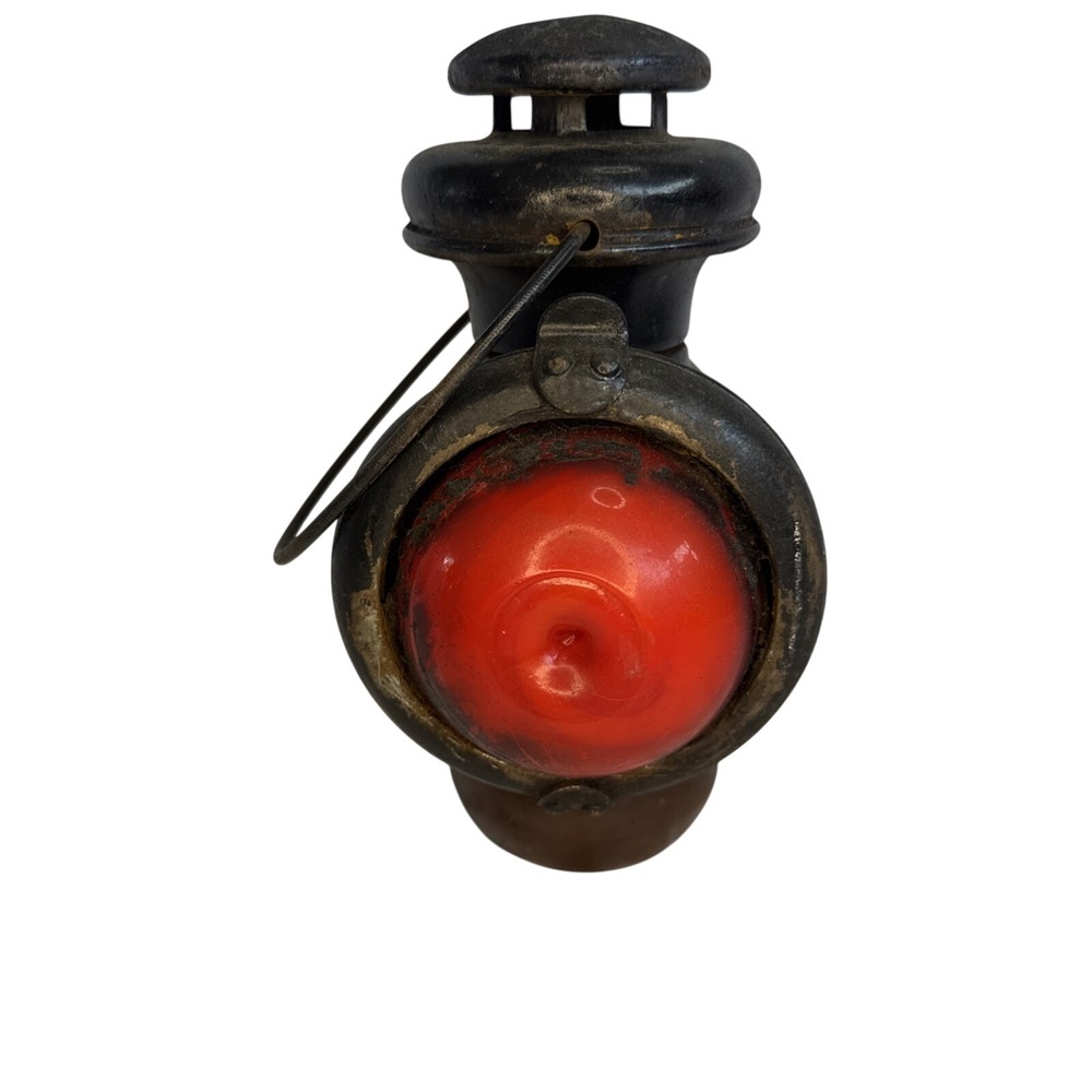 Ford Model T Kerosene Headlamp With A Repurposed Red Glass Lense